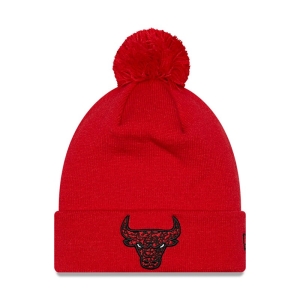 Prendas De Punto New Era Chicago Bulls Infill Bobble Beanie Gorras Rojos | ZA0798641