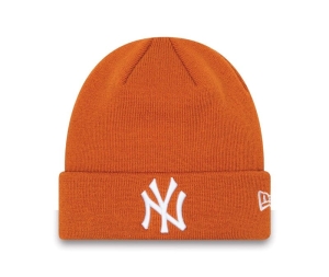 Prendas De Punto New Era New York Yankees League Essentials Beanie Gorras Naranjas | AL6425708