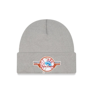 Prendas De Punto New Era New York Yankees Series Beanie Gorras Grises | GL6589210