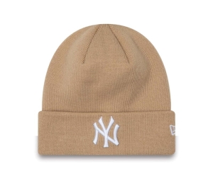 Prendas De Punto New Era New York Yankees League Essentials Cuff Beanie Gorras Marrom | UJ1753046