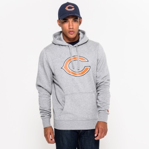 Sudadera Con Capucha New Era Chicago Bears Team Logo Grises | VT8674013