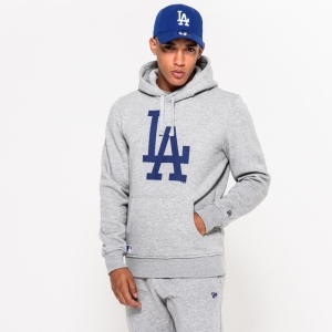 Sudadera Con Capucha New Era La Dodgers MLB Team Logo Grises | KA3805974