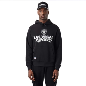 Sudadera Con Capucha New Era Las Vegas Raiders NFL Script Negros | AC7610943