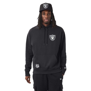 Sudadera Con Capucha New Era Las Vegas Raiders NFL Team Logo Negros | UD3214706