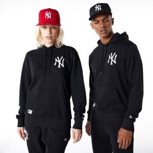 Sudadera Con Capucha New Era New York Yankees Essentials Negros | BN1503697