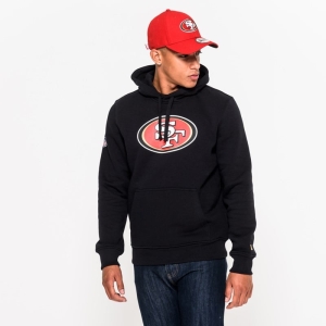 Sudadera Con Capucha New Era San Francisco 49ers Team Logo Negros | JZ4961350