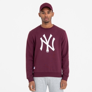 Sudaderas New Era New York Yankees MLB Team Logo Crew Neck Rojos | GO6028517